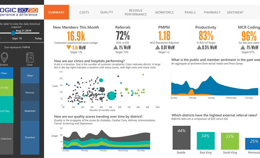 Streamlining medical practice oversight with visual analytics
