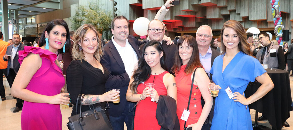 Group of people celebrating