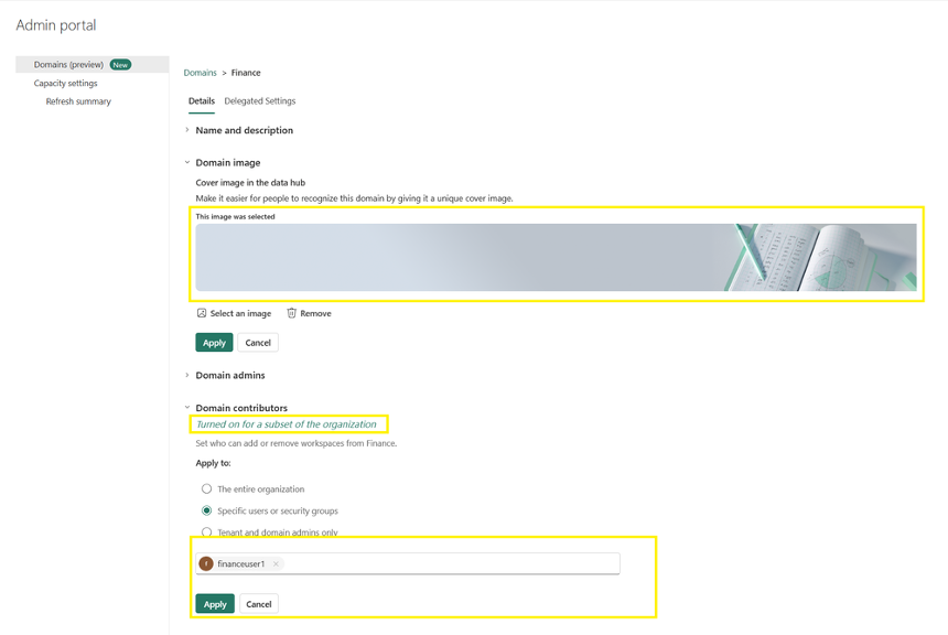 Microsoft Fabric domains