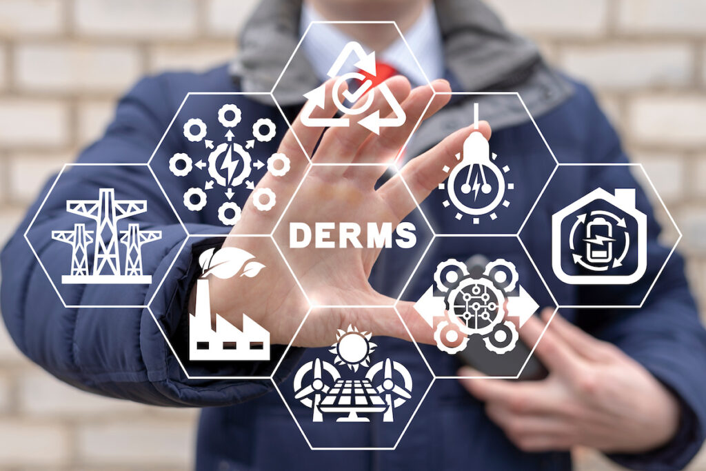 Abstract photo showing DERMS and related technologies