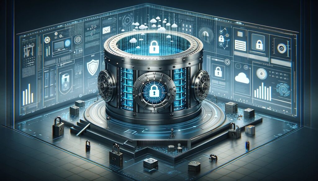 Abstract image representing a business' data privacy operations