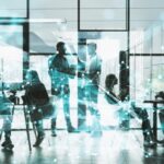 compliance-automation-banner abstract image representing automation of human work processes