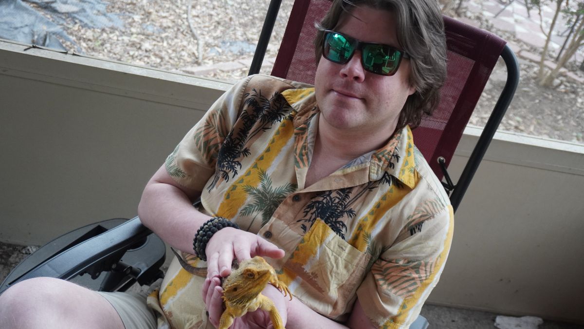 dave-perrin-and-rocky-the-lizard