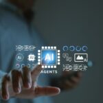 abstract image representing implementing agentic AI