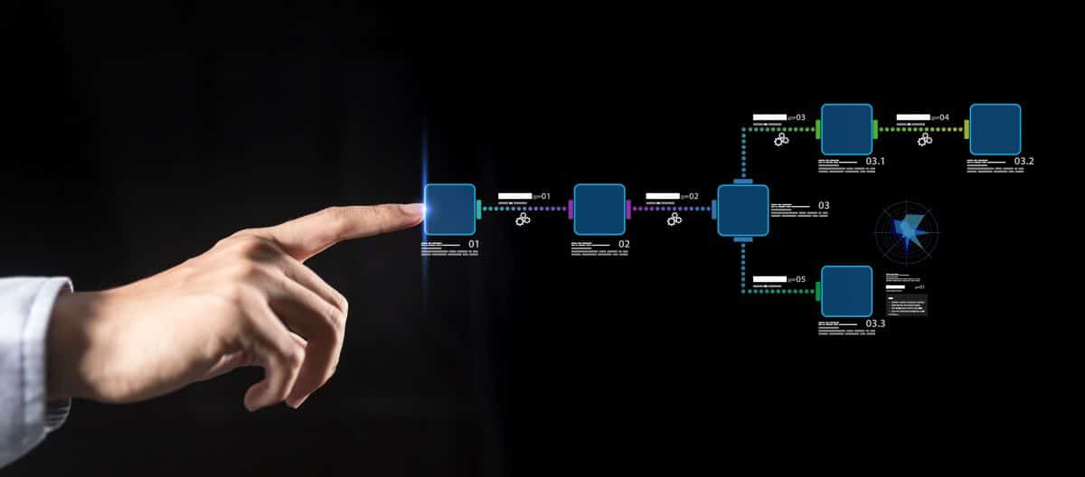 abstract image representing creation of an AI agent